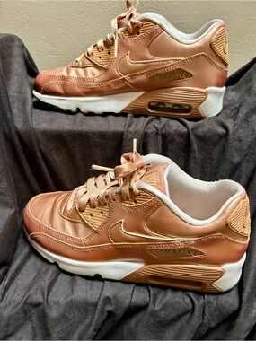 Nike Air Max Rose Gold Sneakers 6Y